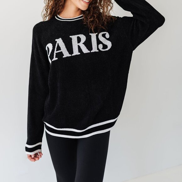 The Adventure Sweater | Paris Graphic Knit | Show Me Your Mumu - Picture 3 of 9